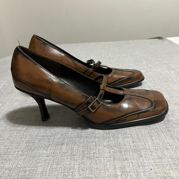 Ferra Giacomo Brown Pumps Size 8M - Picture 8 of 13